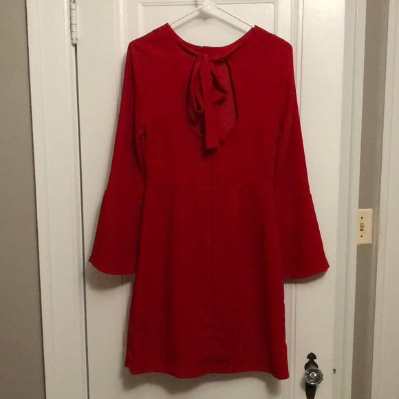 Banana Republic bell sleeve tie back dress - Picture 3 of 4